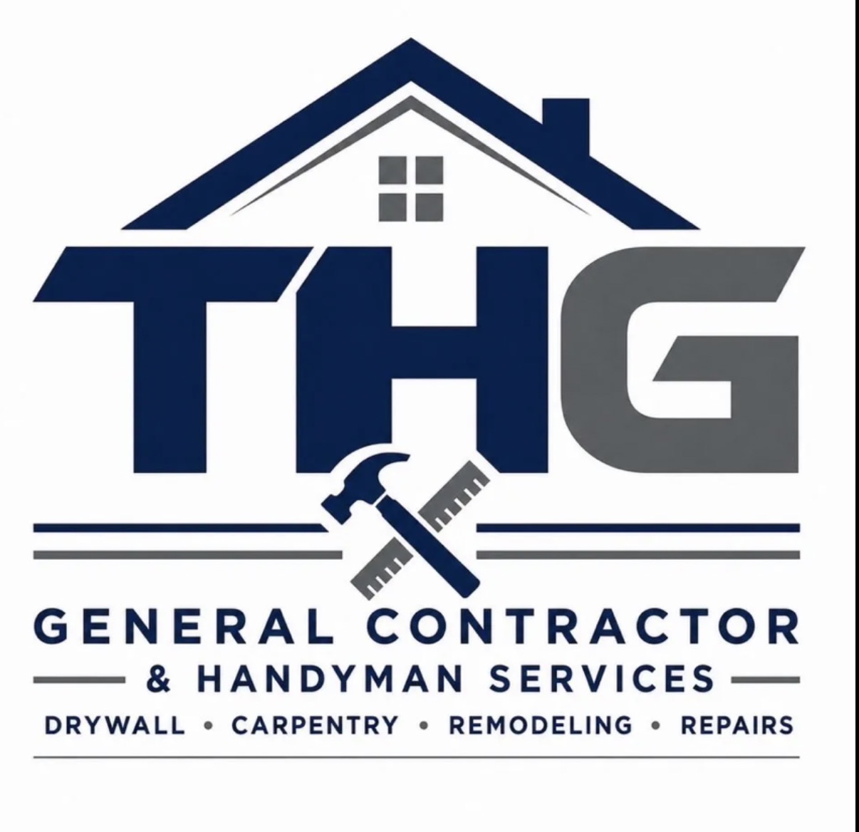 The Handy Greek — general contractor and handyman services logo
